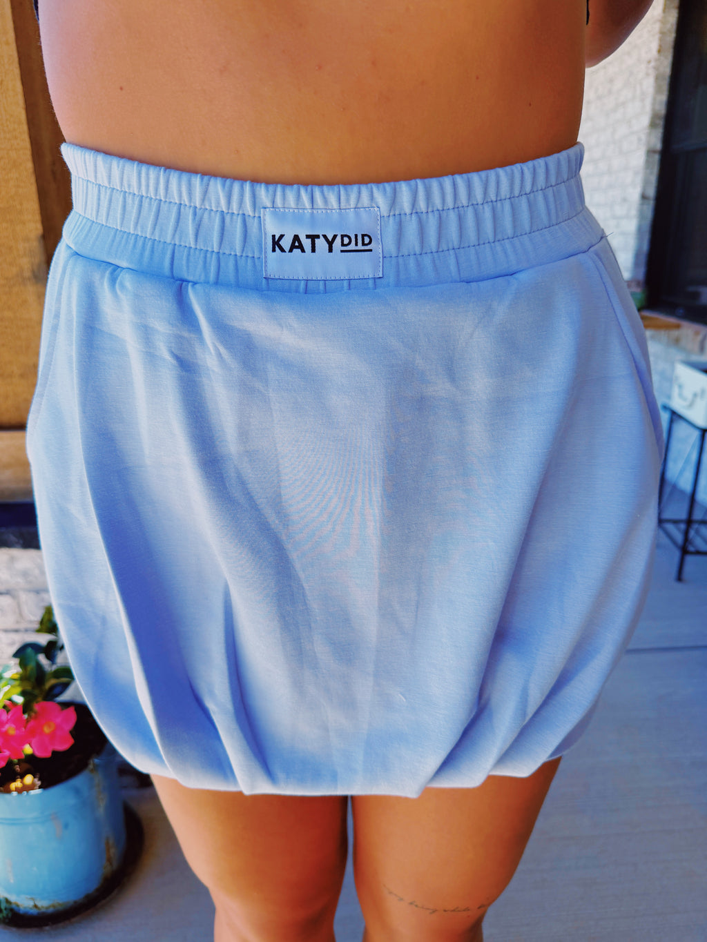 Baby Blue Bubble Skirt