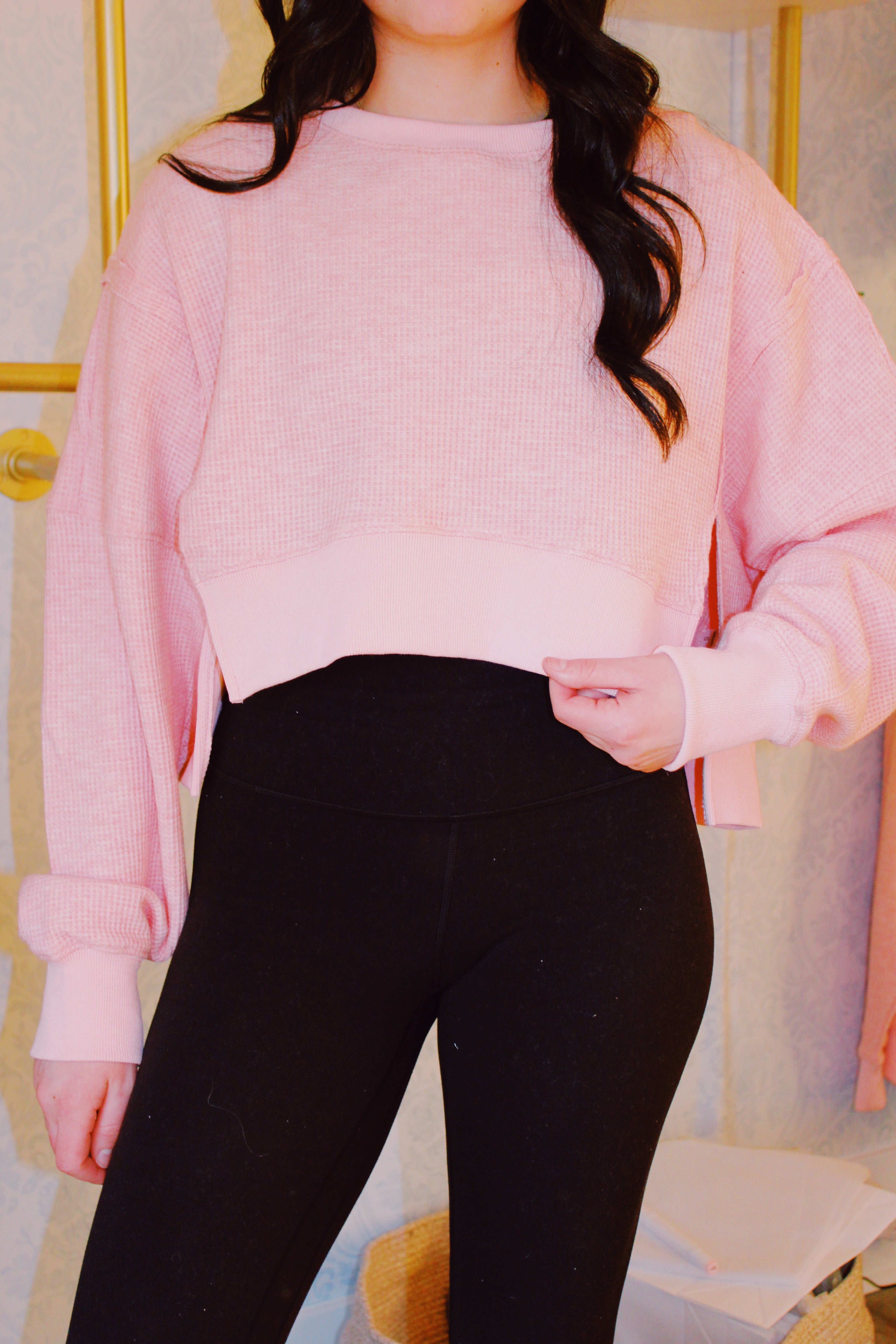 Pink sweatshirt
