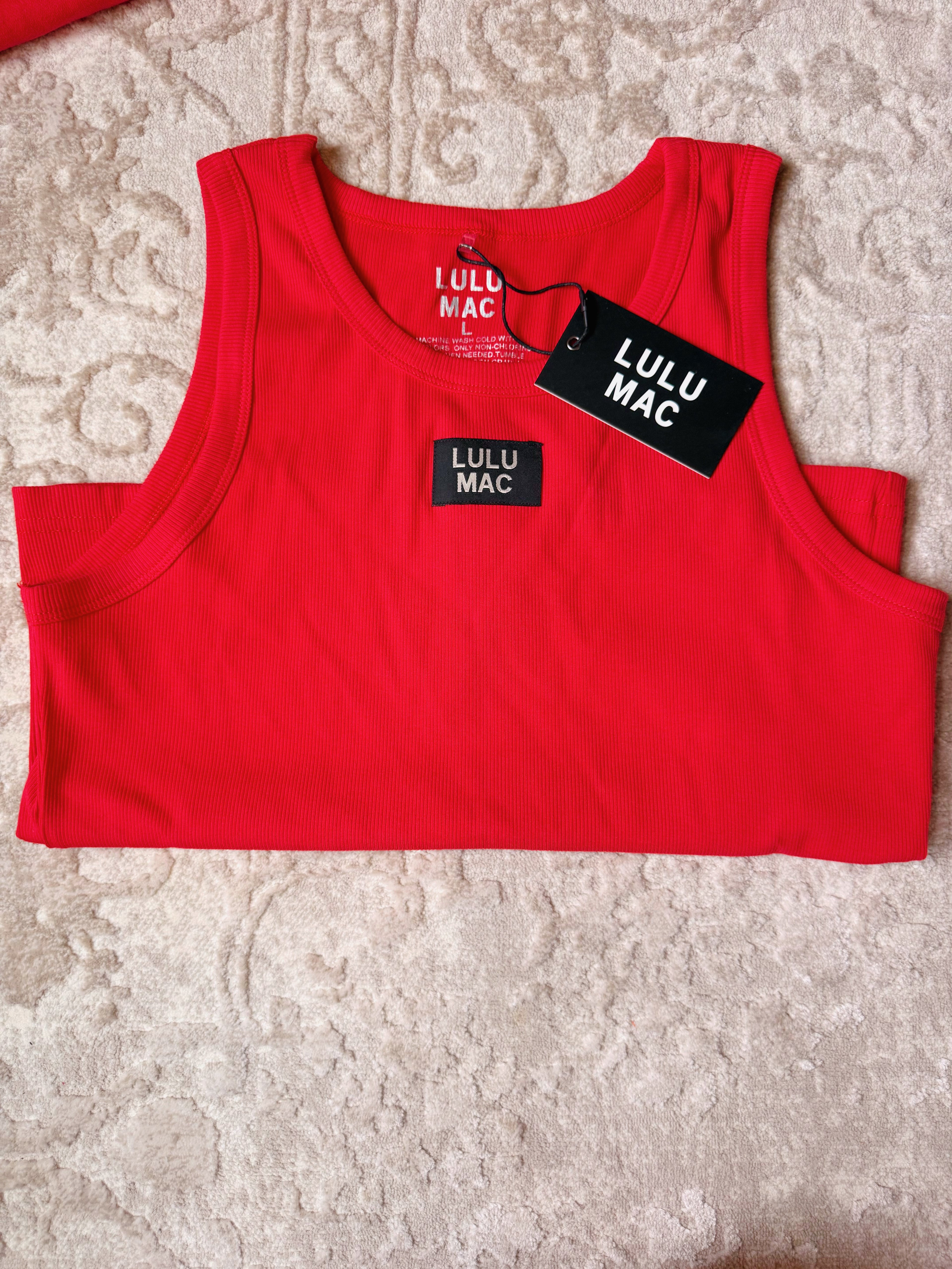 Red LuluMac Tank
