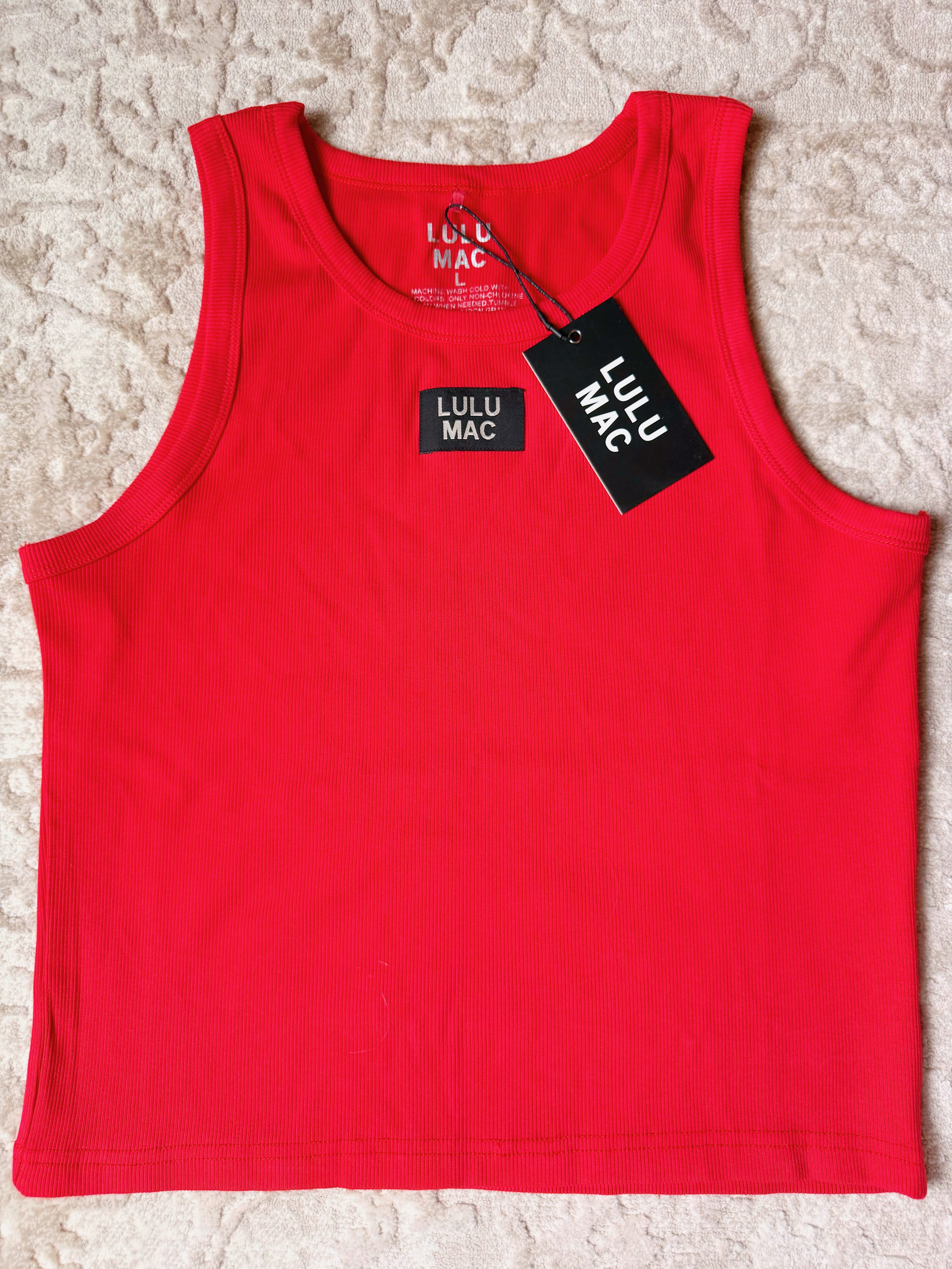 Red LuluMac Tank