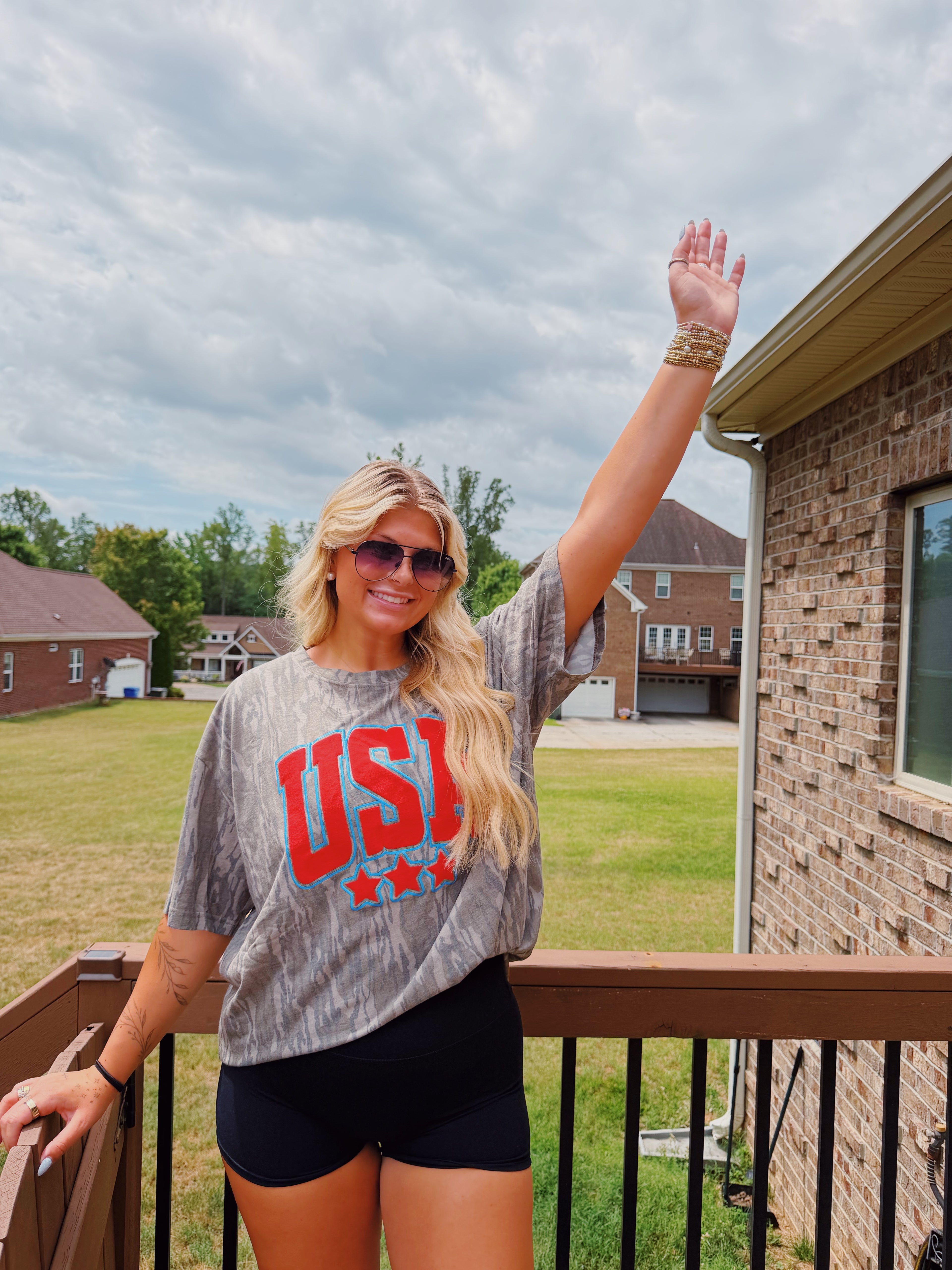 USA Mossy Oak Tee