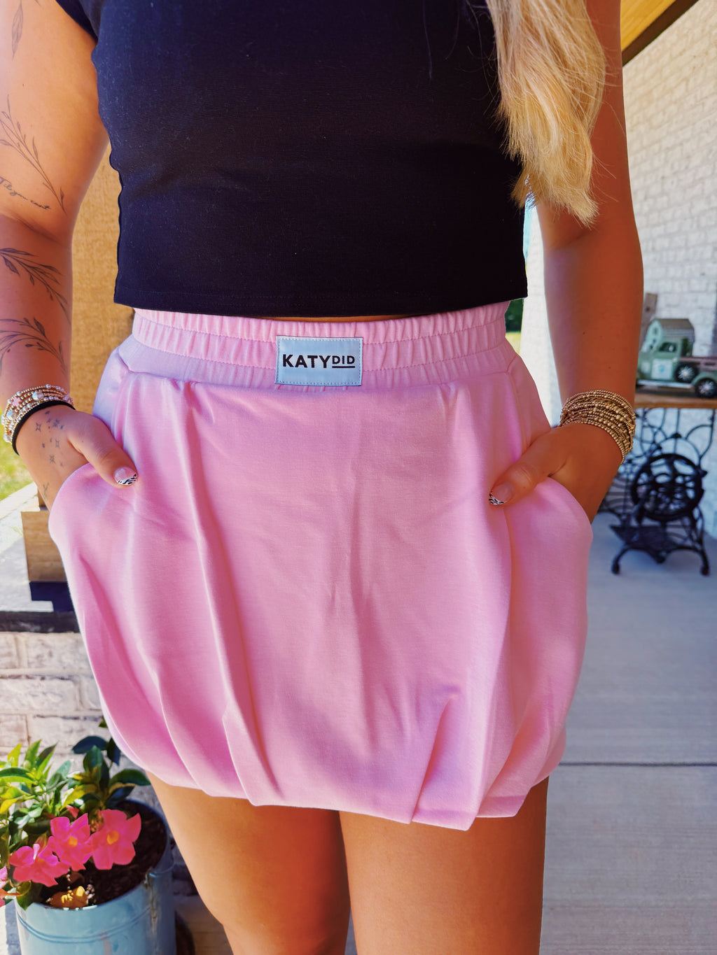 Katydid Baby Pink Bubble Skirt