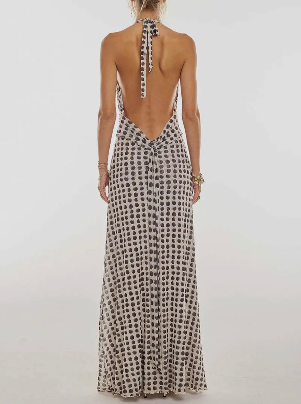 Brown Polka Dot Dress **SALE
