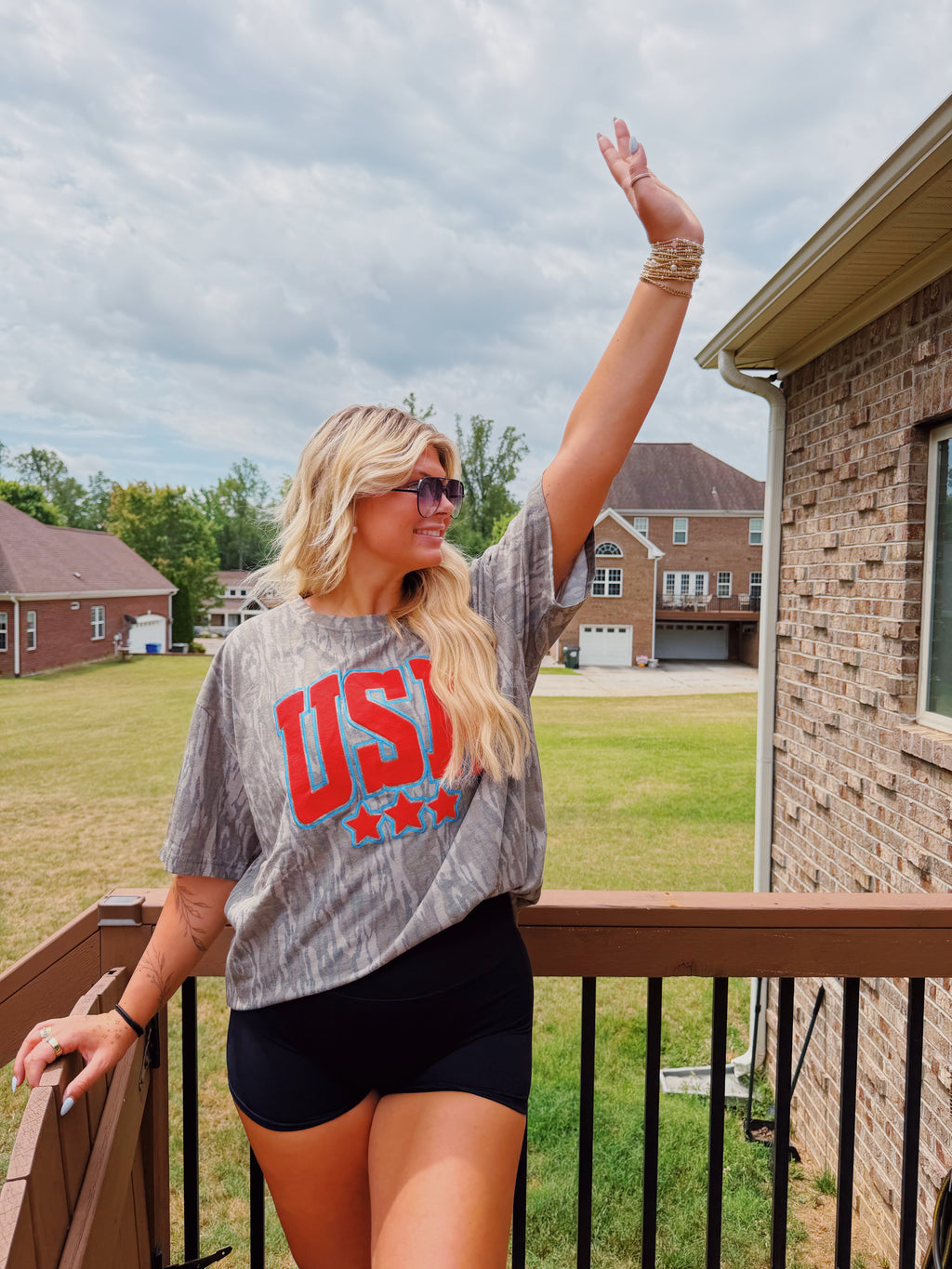 USA Mossy Oak Tee