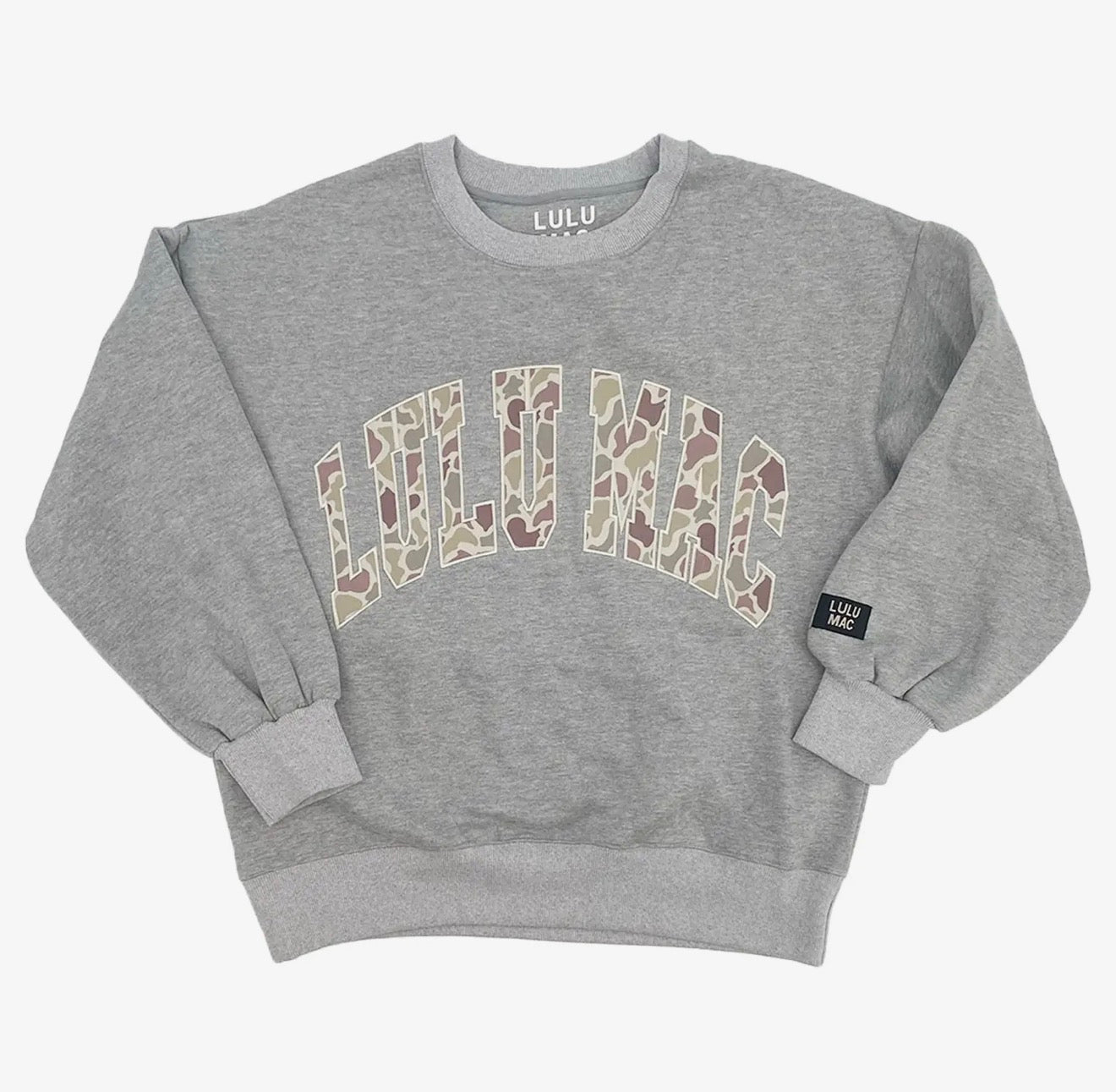 PRE-ORDER : Light Grey / Camo LuluMac