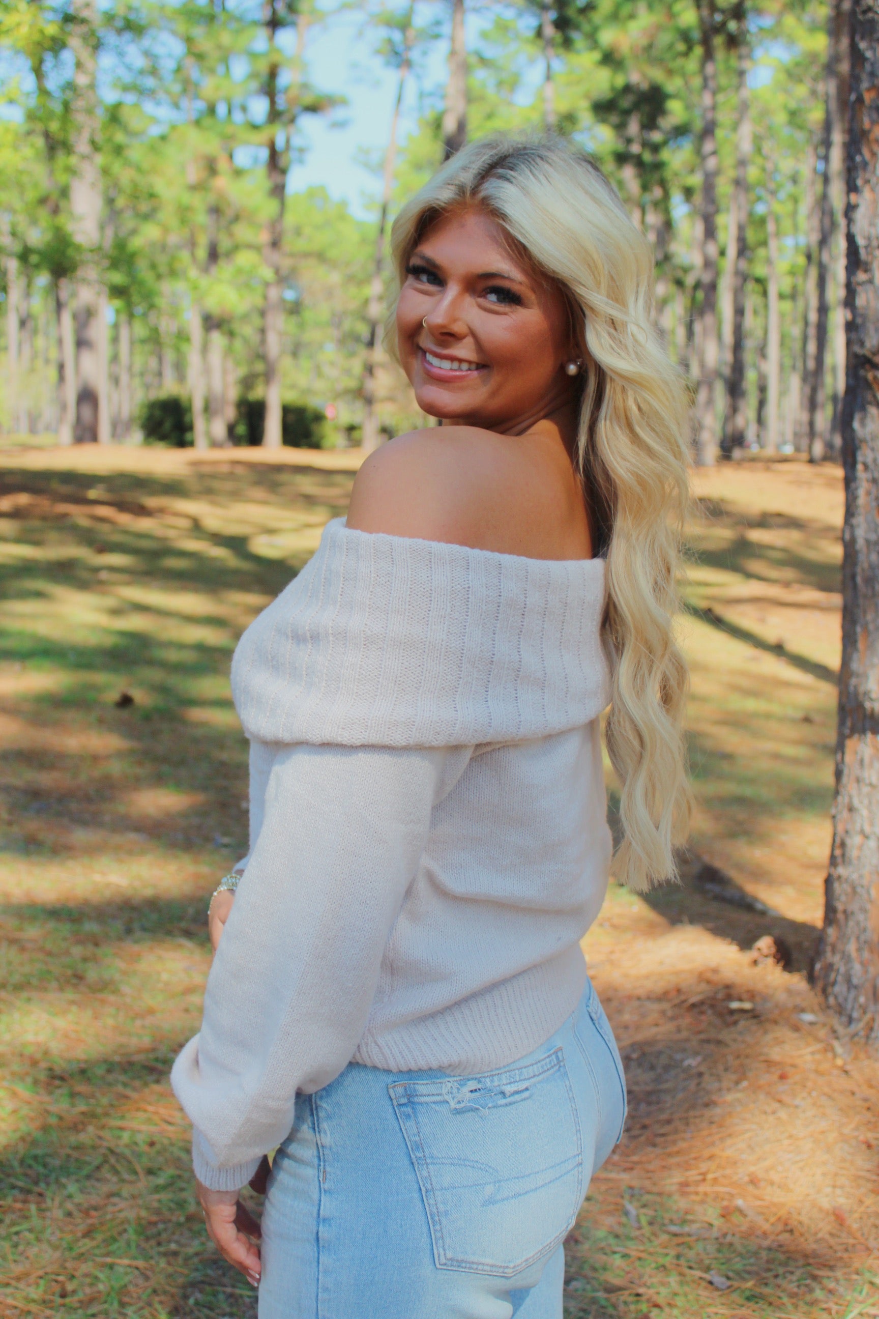 Off the Shoulder Sweater