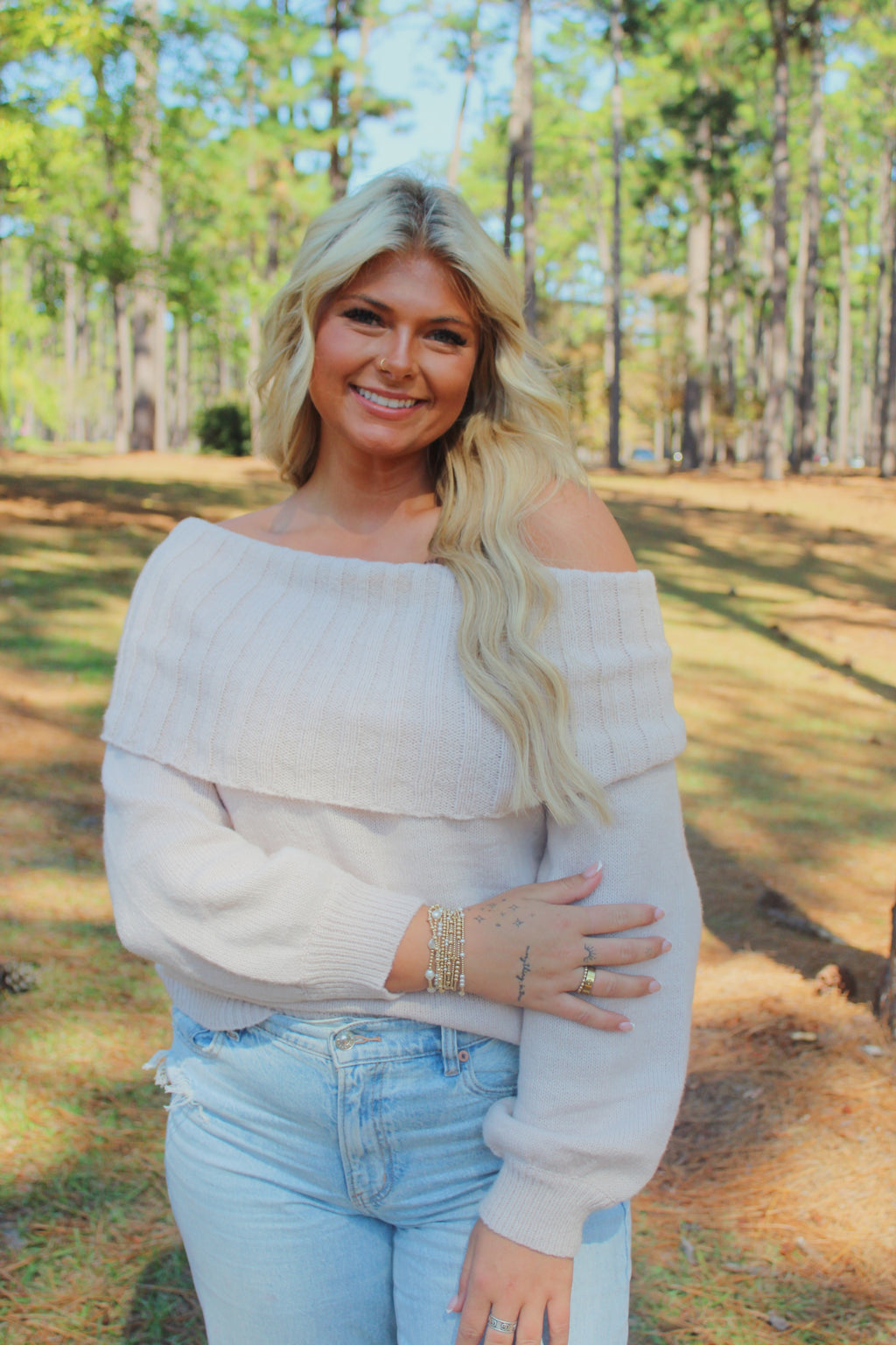 Off the Shoulder Sweater