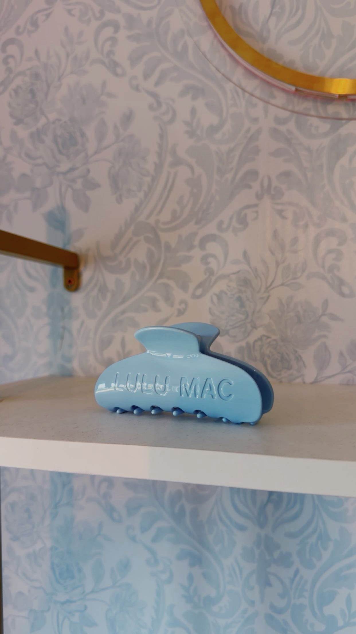 Blue Hair Clip