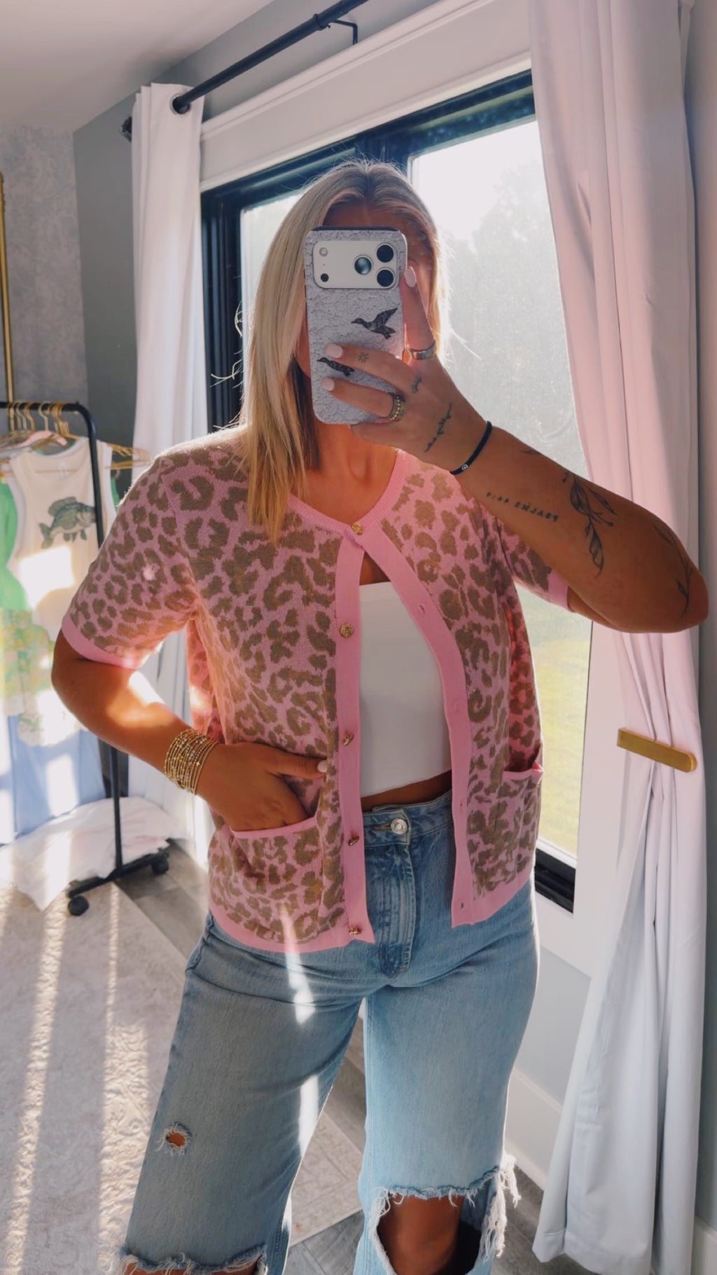 Cheetah Sweater Top