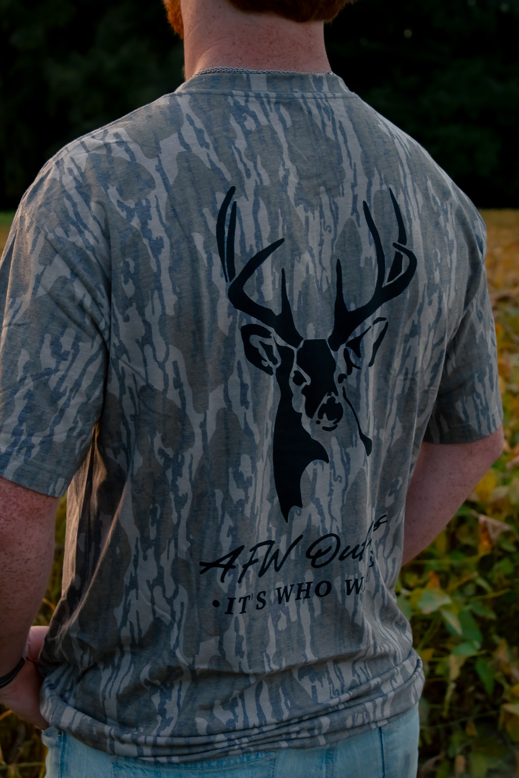 American Flyaway Waterfowl Buck Mossy Oak T-Shirt
