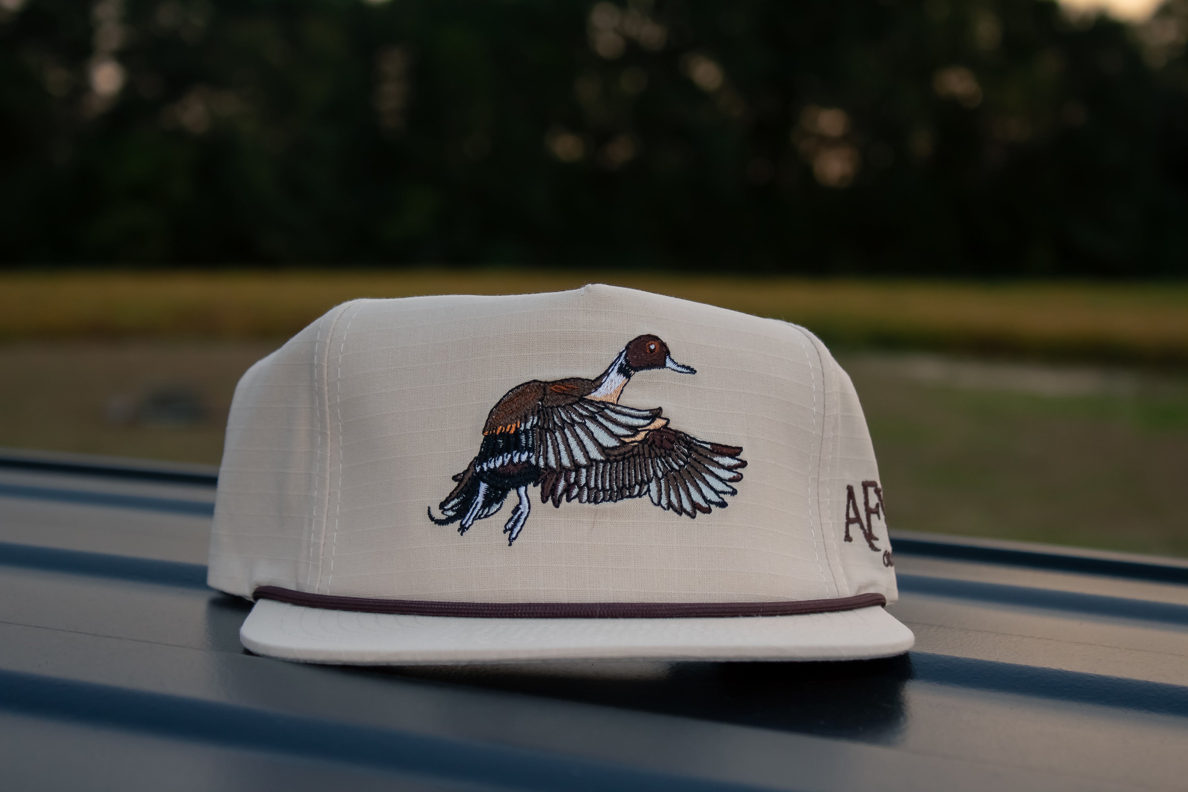 American Flyaway Waterfowl khaki Pintail Rope hat